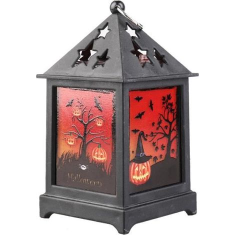 Lampe LED - ZGEER - Citrouille - Orange - Intérieur - Décoration Halloween (1/4)