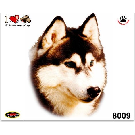 Adesivi Stickers Medi Cane Husky 13,5 x 16 cm (1/4)