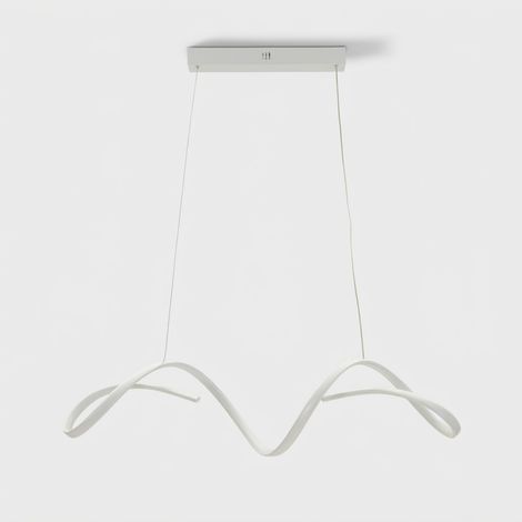 Moderne LED-Hängelampe 80x20x120 cm Uter - Weiß (1/5)