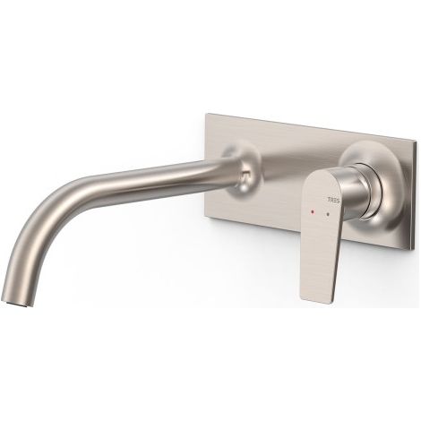 Pièce apparente pour élément encastré de lavabo Project Acier - TRES 22130004AC