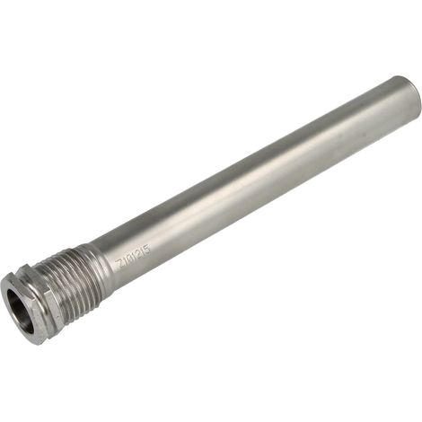 Doigt de gant double 1/2'' inox V4A pour 2 - 3 sondes 150 mm