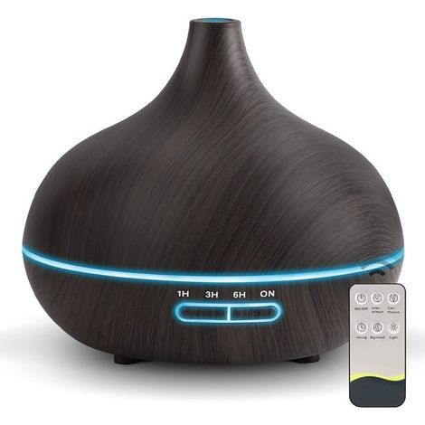 Smart air humidifier with remote control and seven-color lighting, 400 ml, essential oil diffuser (1/5)