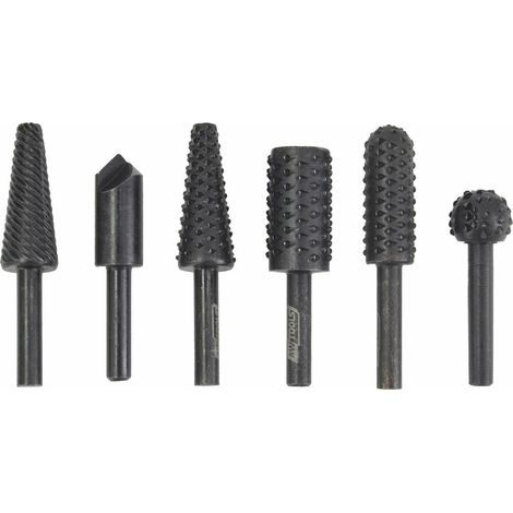 Herramienta de fresado awtools 6 piezas 6 mm vástago 2000 rpm (1/2)