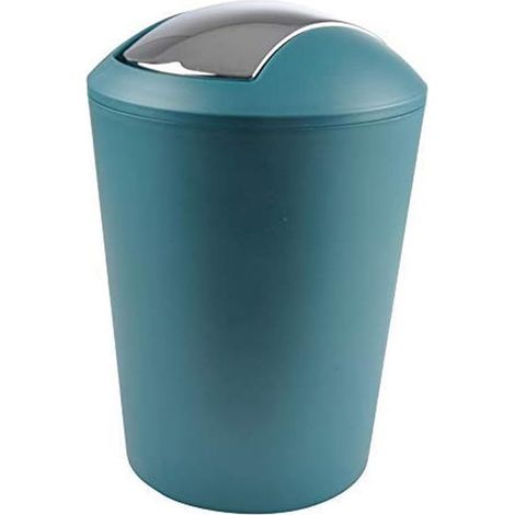 Poubelle Flic Flac (5.6 L) Vitamine Bleu/Emeraude, Plastique (1/5)