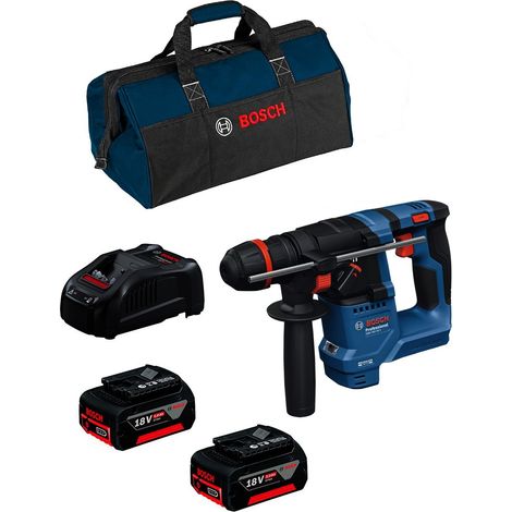 Bohrhammer BOSCH GBH 18V-18 X (2 x 5,0 Ah + GAL1880CV + Tasche) (1/5)
