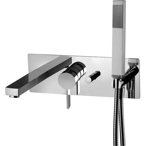 Miscelatore incasso per vasca Paffoni serie Rock RO001CR Cromato - Ottone (1/3)