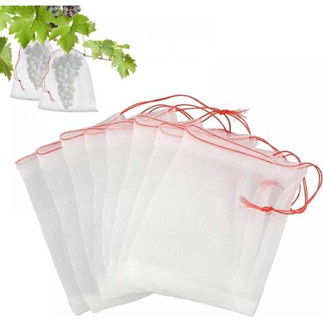 Sacchetti protettivi per frutta, sacchetti in nylon anti-insetti per proteggere piante e frutta, 10 x 15 cm, 50 pezzi (1/5)