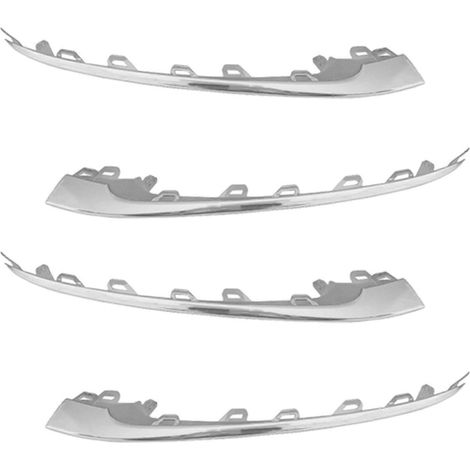 paires de baguettes chromées de pare-chocs avant pour Mercedes W222 S450/560 2018-2020 A2228857700, A2228857800 (1/5)