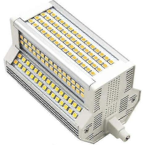 Ampoule LED R7S pour projecteur, remplacement halogène 118 mm avec dissipateur thermique en aluminium aéronautique, haute luminosité, culot J double face 50 W pour atelier, scène et 20 (1/5)