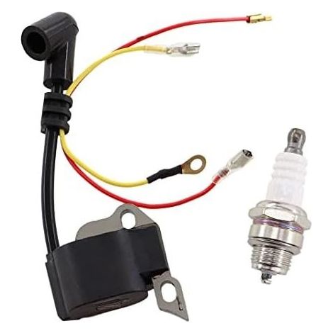Ignition Coil with Spark Plug for STIHL Chainsaw 017 018 MS170 MS180 MS 170 180 Replacement 1130 400 1302 (1/5)