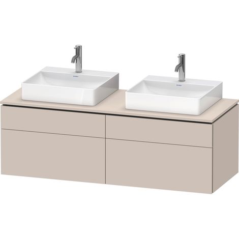 Duravit L-Cube Konsolenwaschtischunterbau wandhängend, inklusive