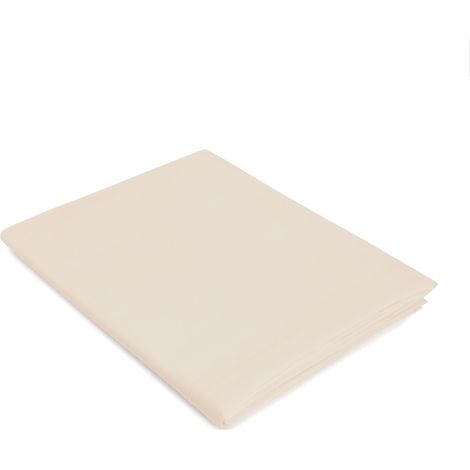 Drap Plat 240 x 300 cm Avoine - Linge de lit Coton Doux Respirant