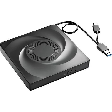 Graveur CD/DVD externe, lecteur CD-ROM/DVD portable pour PC portable sous Linux 11/10/7, SEB (1/5)