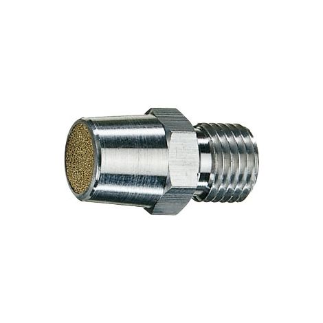 Buse d'amortisseur avec insert en sinter, M12x1,25 AG