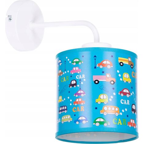 Lampada da parete moderna con paralume Cars
