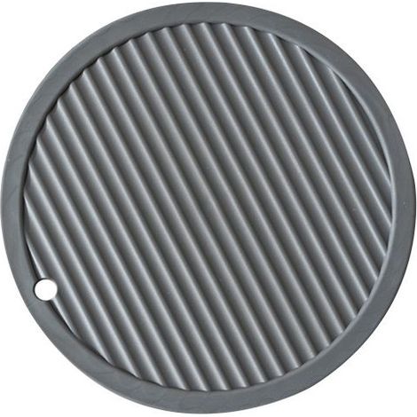 Dessous de plat rond en silicone résistant à la chaleur - Anti-brûlure antidérapant et résistant à la chaleur - Protection de table pour casseroles et poêles