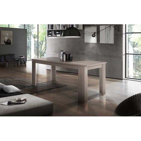 Table de salle à manger extensible 140 cm orme Jessica (1/3)