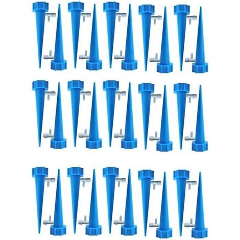 Goutte à Goutte Bouteille - Arroseur Automatique Plantes - avec Vannes de Régulation - Bleu (1/4)