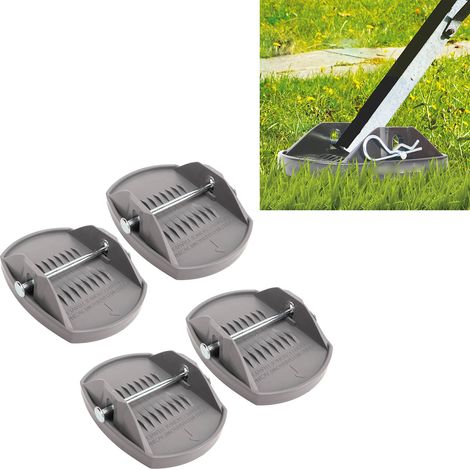 4 Stützfüße für Wohnwagen, robuste Sicherheits- und Stabilisierungspolster für Wohnwagen/Wohnmobile, Anti-Sink-Polster für Wohnwagenfüße (23P) (1/5)