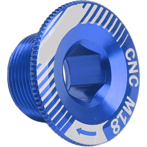 Vis de serrage pour manivelle de vélo M18 en alliage d'aluminium, boulon bleu pour bras de pédalier et transmission (1/5)