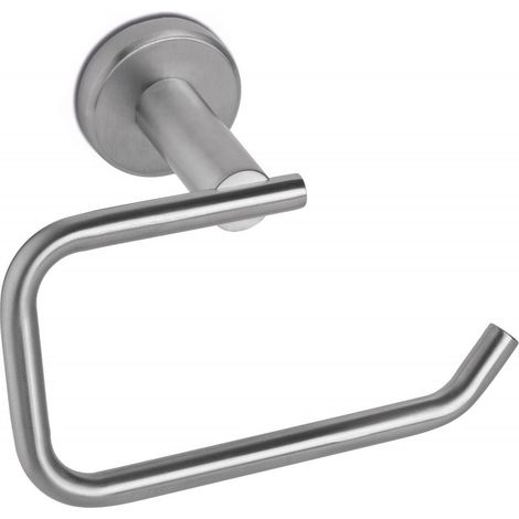 Porta Rotolo da Parete Scoperto in Acciaio Inox Satinato Nilo (1/2)