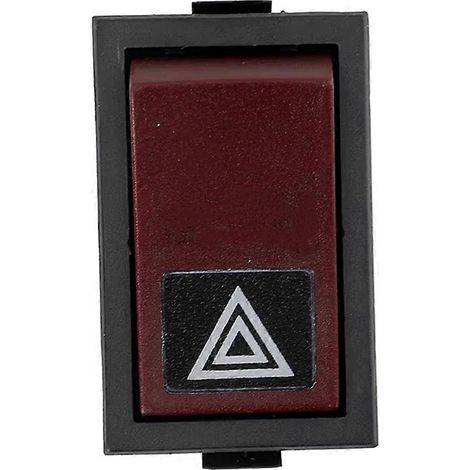 Für Volvo Lkw F10 F12 F16 Warnblinkschalter Notlichtschalter Knopf Zubehör 1575700 Rot & Schwarz (1/5)