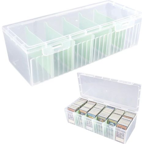 2 scatole portacavi,23,5 x 9,5 x 6,8 cm,scatola portacavi dati,con 5 ripiani divisori rimovibili,scatola per smistamento cavi (1/5)