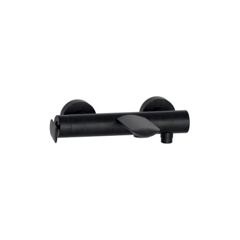 Mitigeur bain douche mural Chromé Noir Brossé FOIL - CRISTINA ONDYNA FL10775 (1/2)