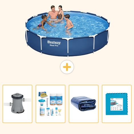 Bestway Bestway Steel Pro Ronde - 366x76 cm - 5-pièces S188 (1/5)