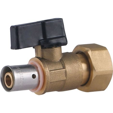 Vanne sortie de collecteur à sertir pour tube PER NOYON & THIEBAULT Ø12 - F15x21 (1/2)