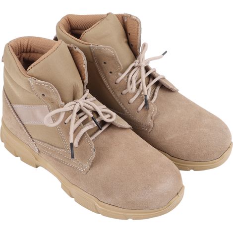Bottes de travail homme haute tige légères anti-perforation embout acier toutes saisons pour soudeur 609 type toutes saisons taille 42 (1/5)