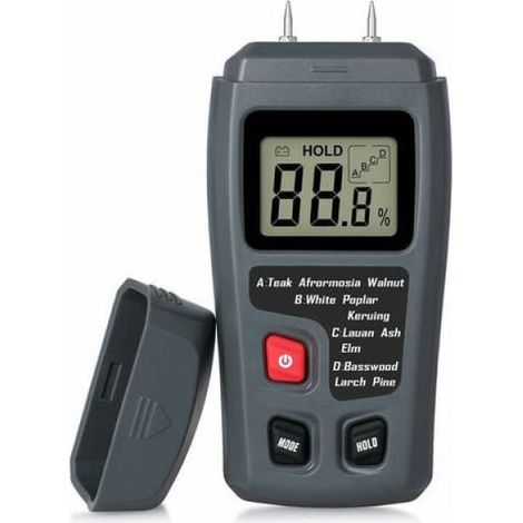 Lntyq Testeur D'Humidité Du Bois Portable Testeur D'Humidité Lcd Pour Détecteur D'Humidité Du Bois Pour La Mesure De L'Humidité Du Papier De Bois De Chauffage (1/5)
