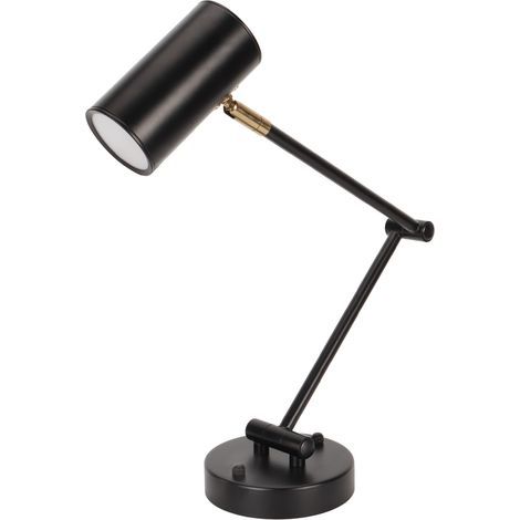 Applique murale bras articulé orientable douille E27 à vis 85-265V fer noir avec ampoule 3000K chaude pour chambre salon déco base 12cm 1 pièce (1/5)