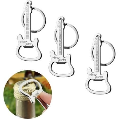 Flaschenöffner – Tragbarer Flaschenöffner – 3-teilig – Zinklegierung – 11 x 3,4 cm (1/4)