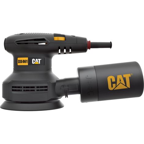 Ponceuse excentrique 125 mm 400 W 5000-14000 tr/min Ø 2,5 mm (avec boîte à poussière cyclonique, vitesse variable et aspiration de la poussière)