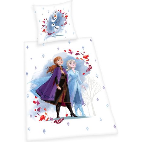 Herding Disney´s Eiskönigin 2 Bettwäsche-Set Biancheria da Letto, Lino, Multicolore, alla Tedesca (1/5)