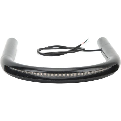Feu arrière de selle de moto avec arceau, feu stop et clignotant pour CB125, CB175, CB200, CB350, CB360 et CB400 (175 mm) (1/5)