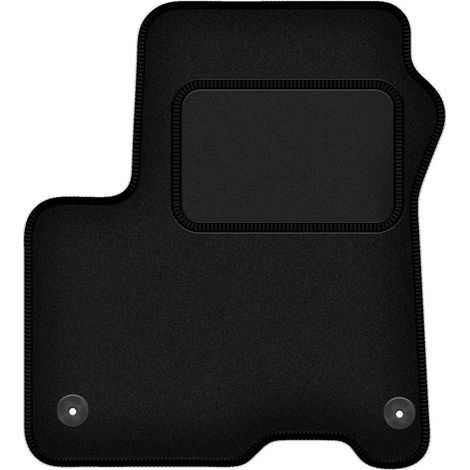Alfombrilla de conductor negra para Hyundai Kona EV/Crossover eléctrico (2017-)