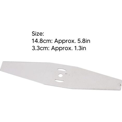 5pcs Lames de Rechange pour Coupe-Herbe en Fil d'acier Débroussailleuse Tête de Tondeuse électrique Lames de Tête de Tronçonneuse Outil de Jardin pour Couper l'herbe Mauvaises (1/4)