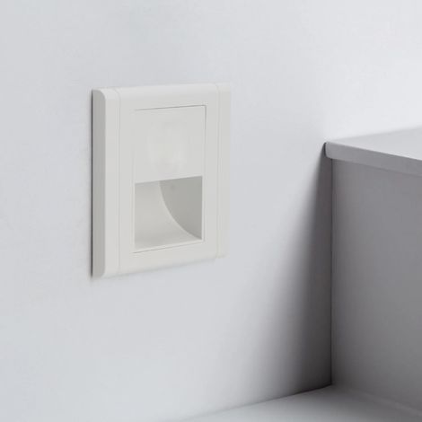 Baliza LED Empotable Nomis Carré 1,2W 4500K - Ledme - LM9003 (1/5)
