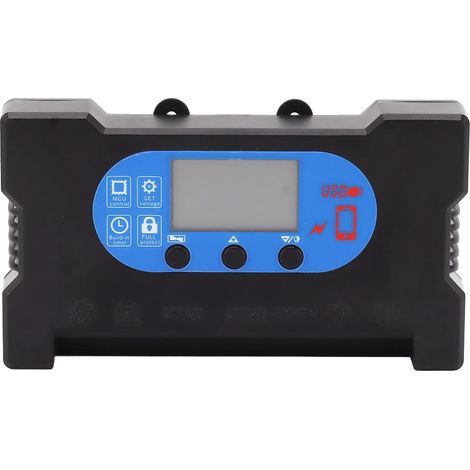 Controlador de carga para paneles solares AIDUCHO 40A, puertos USB tipo C duales, reconocimiento automático, controlador de carga solar, accionamiento directo para paneles fotovoltaicos. (1/4)