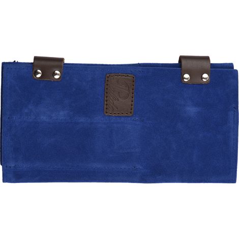 Estuche para tijeras de peluquería, bolsa de peluquería, neceser de salón, estuche de tela y cuero para peluqueros, neceser para tijeras de peluquería con clips