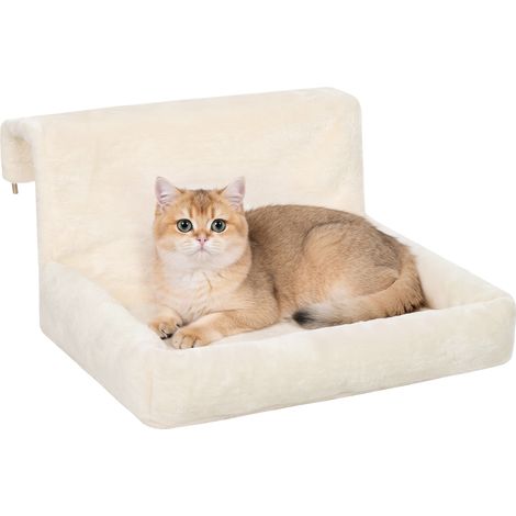PawHut Cat Radiator Bed with Foldable Metal Frame, Removable Washable Cover (1/5)