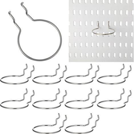 Healeved pour panneau perforé crochets doubles en fer (1/5)