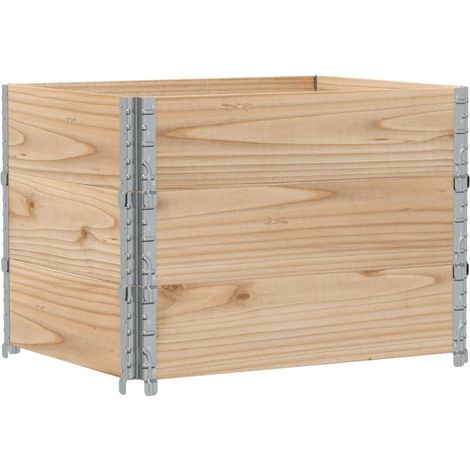 Maison Exclusive - Fioriera da Giardino 80x60 cm in Legno Massello di Pino