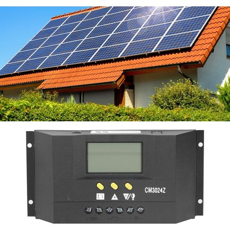 Contrôleur solaire intelligent de charge/décharge pour système de production d'énergie photovoltaïque PWM 12 V/24 V 40 A (1/5)