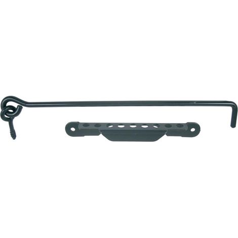 Torbel Riegelhaken schwarz 8 mm 500 mm