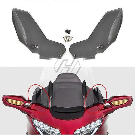 Étui de déflecteur de vent latéral pour pare-brise de moto Honda Goldwing GL1800 - Accessoires Gold Wing GL 1800 à partir de 2018 - Chrome