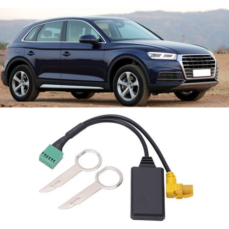 Adaptateur de câble AUX Bluetooth 5.0 MMI 3G AMI 12 broches pour entrée audio sans fil vers Audi A4, A6, Q5, Q7, A5 et S5. (1/5)