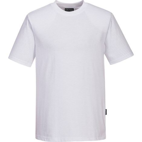T-shirt Antistatique Esd - Taille Xs - Blanc - Portwest